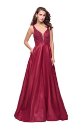 3 of 6 La Femme 26203 Deep Red