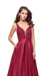 4 of 6 La Femme 26203 Deep Red