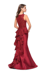 7 of 8 La Femme 26217 Burgundy