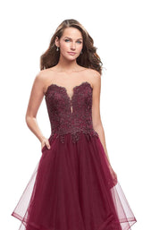 4 of 6 La Femme 26242 Burgundy