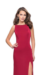 2 of 8 La Femme 26274 Deep Red