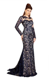 2 of 4 MNM Couture M0012 Navy Blue