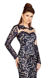 4 of 4 MNM Couture M0012 Navy Blue