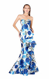 1 of 4 MNM Couture M0055 White/Blue