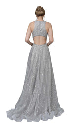 2 of 4 Modessa Couture M18006 Grey-Silver