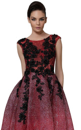 3 of 4 Modessa Couture M18020 Red