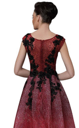 4 of 4 Modessa Couture M18020 Red