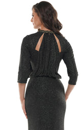 10 of 12 Marsoni M288 Dress Black-Gold