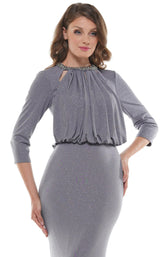 8 of 12 Marsoni M288 Dress Grey-Silver
