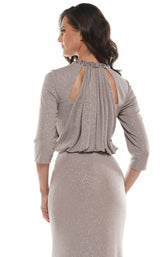 12 of 12 Marsoni M288 Dress Taupe-Silver