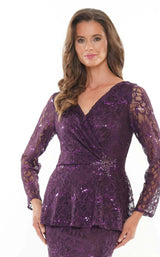 8 of 15 Marsoni M306 Dress Eggplant