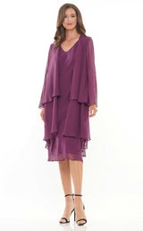 2 of 14 Marsoni M307 Dress Eggplant