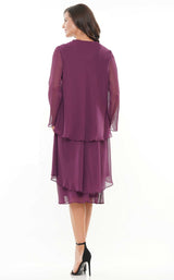 6 of 14 Marsoni M307 Dress Eggplant