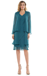 1 of 14 Marsoni M307 Dress Teal