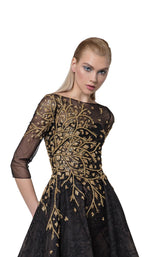 3 of 4 Revive by Tony Ward Melanie Dress Black