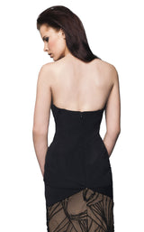 4 of 4 Revive by Tony Ward Melissa Dress Black-Nude