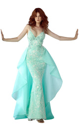 1 of 4 MNM Couture G0836 Aqua