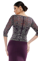 14 of 16 Marsoni MV1026 Dress Eggplant