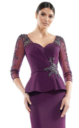 7 of 12 Marsoni MV1037 Dress Eggplant