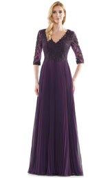 1 of 12 Marsoni MV1076 Dress Eggplant