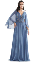 4 of 16 Marsoni MV1094 Dress Slate-Blue
