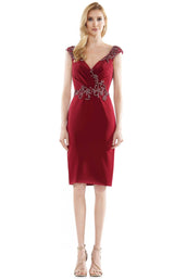 3 of 12 Marsoni MV1107 Dress Wine