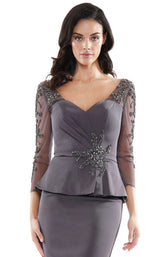 7 of 12 Marsoni MV1108 Dress Charcoal