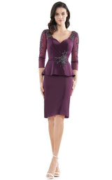 3 of 12 Marsoni MV1108 Dress Eggplant