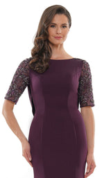 11 of 16 Marsoni MV1131 Dress Eggplant