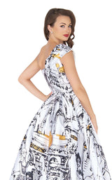 4 of 4 Mac Duggal 30371R Ivory Multi