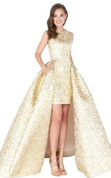 1 of 4 Mac Duggal 40694M Gold