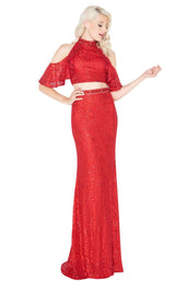 1 of 6 Mac Duggal 40775M Red
