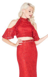 3 of 6 Mac Duggal 40775M Red