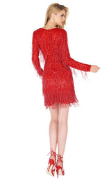 3 of 4 Mac Duggal 4633R Red