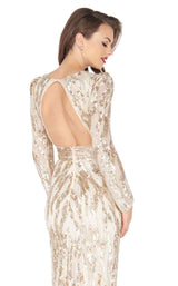 6 of 6 Mac Duggal 4635R Gold