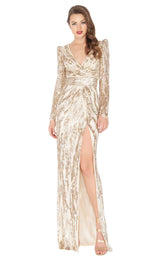 2 of 6 Mac Duggal 4635R Gold