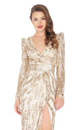 4 of 6 Mac Duggal 4635R Gold