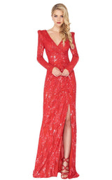 1 of 6 Mac Duggal 4635R Red