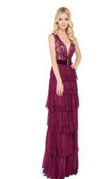 1 of 4 Mac Duggal 50423D Amethyst