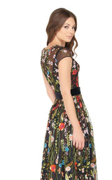 4 of 4 Mac Duggal 50435D Black Multi