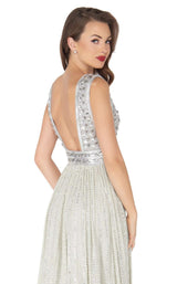 4 of 5 Mac Duggal 50458R Silver
