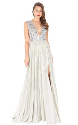 1 of 5 Mac Duggal 50458R Silver