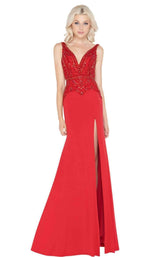 1 of 6 Mac Duggal 50484A Red