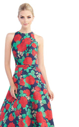 2 of 4 Mac Duggal 55162I Midnight Rose