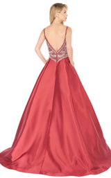 3 of 4 Mac Duggal 66285R Deep Red