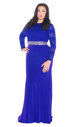 2 of 4 Mac Duggal Fabulouss 77383K Royal