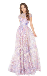 1 of 4 Mac Duggal 79173D Lilac