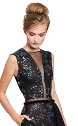 3 of 4 Revive by Tony Ward Nala Jumpsuit Black