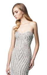 3 of 4 Revive by Tony Ward Nina Dress Light-Grey