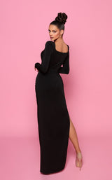 4 of 6 Nicoletta NP163 Dress Black